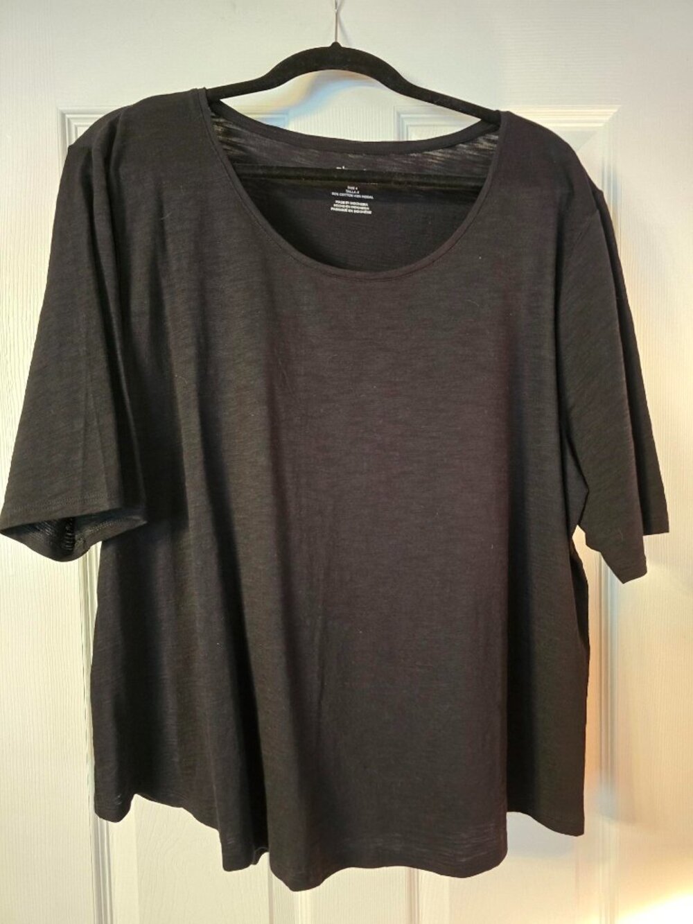 Chico's Black and White Ultimate Tee Short Sleeve T-Shirts (2) - NWOT